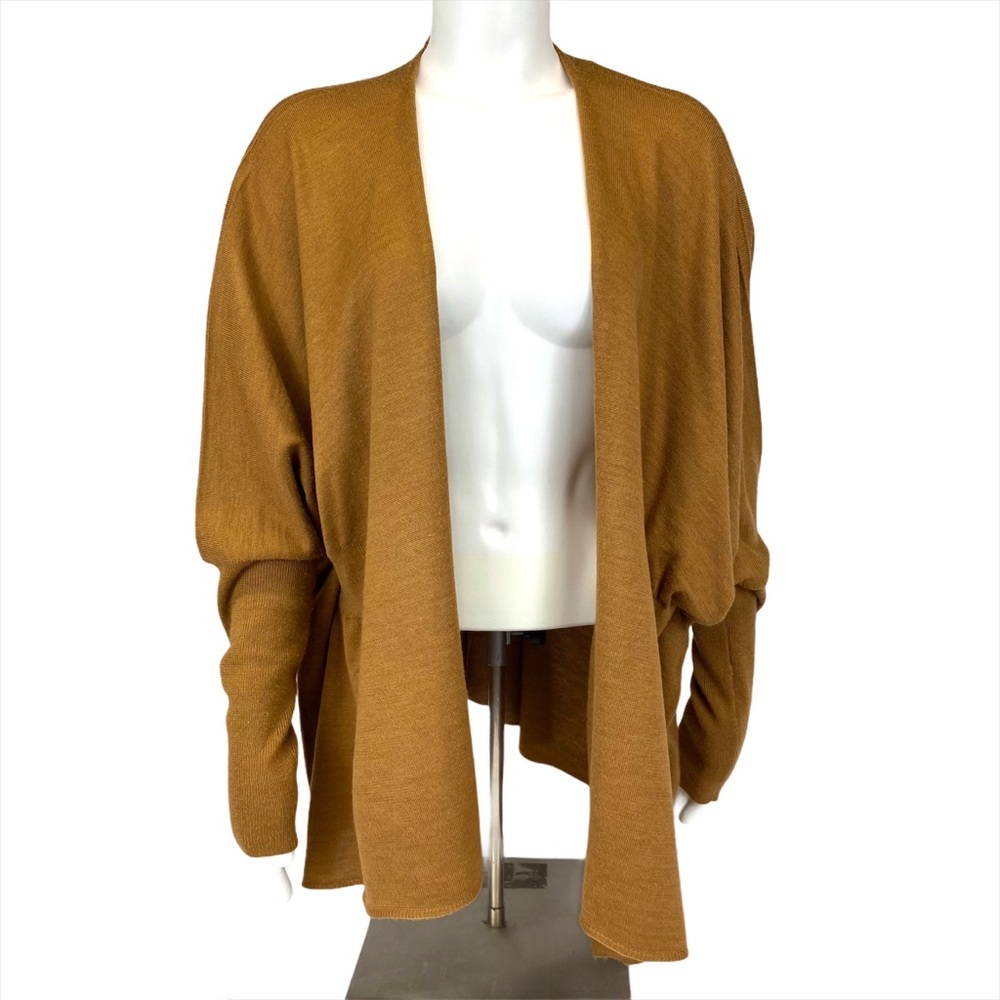Knit cardigan sweater mustard color - Kerisma - M